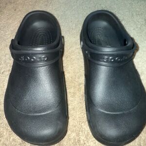 CROCS Kids Black Slip-On Clogs